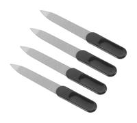 FRCOLOR 4piezas Limas De Uñas Profesionales De Doble Cara Para Uñas Acrílicas y Gel Kit De Manicura Pulidor De Brillo Limas Para y Pies