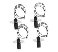 FRCOLOR 4piezas Silbato de Samba Musical Silbato de Plástico para Profesores Prácticas de Baile Entrenamiento Deportivo Actividades Educativas