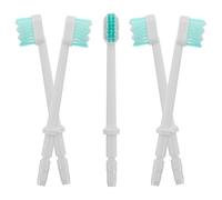 FRCOLOR 5 Cabezales de Recambio para Irrigador Bucal Accesorios para Cepillo de Riego de Agua Puntas de Plástico Suaves Limpieza Interdental Precisa para Cuidado Bucal Diario