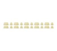 FRCOLOR 5 Juegos Bolsa De Embalaje Bolsas De Embalaje De Bolso De Lazo De Bolsas De Joyería Mochilas De Cuerdas De Tela De Algodón Yellow 10 Uds * 5