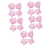 FRCOLOR 5 Juegos Copa De Cristal Para Uñas Taza De Uñas De Manicura Líquido Plato Para Uñas Bochas Tazas De Uñas Vasos De Vidrio Para Uñas Plato De Arte De Uñas De Vidrio Rosa 4 Uds * 5