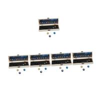 FRCOLOR 5 Juegos Cristal Del Solar Decoración De Piedra Redonda Decoración De Planetas Del Solar Adorno De Nueve Planetas Muestra De Planeta Modelo Familiar