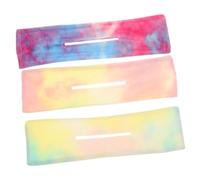 FRCOLOR 5 Juegos De Rizadores De Pelo Para Mujer Diademas De Tela Diademas Con Estampado Herramienta De Decoración Para El Cabello Elegantes Y Encantadoras 3 Piezas X 5