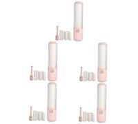 FRCOLOR 5 Juegos Pegatina Agente De Mudanzas Eliminación Escoba Removedores Filtrar Rodillo De Pelusa Portátil Rodillo De Pelusa Para La Ropa Pégalo Rodillo Mascota Auto Producto Rosa Abs