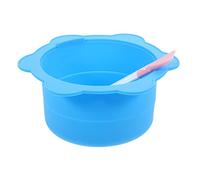 FRCOLOR 5 Juegos Tazón de silicona de cera derretida skincare cera depilatoria maquinillas de afeitar máscara tinte recipientes para derretir cera olla calentadora de cera gel de sílice