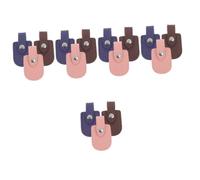 FRCOLOR 5 Juegos Tijeras De Piel Muerta Funda Protectora Tijeras Cubierta Pinza De Uñas Cubierta Cortadora De Cutícula Mango Manga Portátil Bolsa De Tijera Tijeras Protector 3 piezas * 5