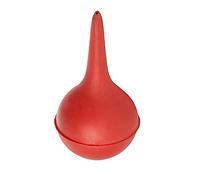 FRCOLOR 5 Piezas bulbo de succión de goma plumero de aire bombilla para bebé bombilla de bebé limpiador reutilizable bombilla para cachorros bomba exprimir limpiador soplador de goma rojo