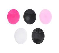 FRCOLOR 5 Piezas de Silicona Depuradores Faciales Cepillo Exfoliante Cepillo de Limpieza Facial Almohadilla Manual Antienvejecimiento Herramientas de Maquillaje de Masaje Facial para