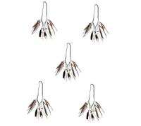 FRCOLOR 5 Piezas Diadema De Diadema Con Borlas Decoraciones Bohemias Accesorios Para El Cabello Bohemio Diademas De Niñas Penacho Accesorios Para El Cabello Boho Terciopelo Coreano