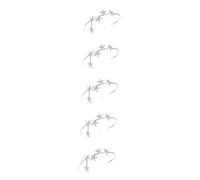 FRCOLOR 5 Piezas Diadema De Pentagrama Diadema De Estrella De Cristal Diademas Para Niños Diadema De Estrella Para Mujer Sombreros Para Mujeres Novia Protección De La Piel Llavero