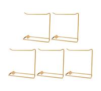 FRCOLOR 5 Piezas Expositores de Uñas Soporte Metálico para Tabla de Colores de Uñas Expositor de Gel para Salón Salones de Manicura y Belleza