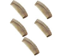 FRCOLOR 5 Piezas Peine de masaje para raspar peines masajeador de cuero cabelludo raspador del cuero cabelludo piedra guasha anti estático del mes de textura cuernos