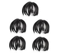 FRCOLOR 5 Piezas Pieza pieza de pelucas human hair wig hair extensions hair clips extensiones de cabello adornos para el cabello para mujeres de pelo fibra química