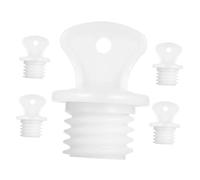 FRCOLOR 5 Piezas Tapón De Silicona Para Derrames Tapón De Botella Ganchos De Hardware Ganchos De Pared Llavero Para Refrigerios Botellas De Agua Elásticas Tapones De Copa Caucho