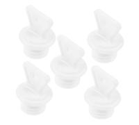 FRCOLOR 5 Piezas tapones pequeños de repuesto detener tapón de sellado de bolsas de agua caliente Tapas blancas reutilizables pequeños tapones de plástico tapón de bolsa de agua páginas