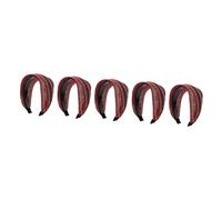 FRCOLOR 5 Piezas Venda Decoración Retro Diademas Versátiles Tocado De Niña Elegantes Bandas Para El Cabello Aros De Pelo Femenino Tocado Para Niñas Cintas Para El Cabello Femenino Tela