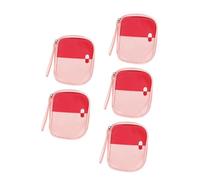 FRCOLOR 5 Uds Bolsa De Medicina Portátil Bolsas De Medicina De Portátil Bolsa De Kit Bolsa De Artículos Diversos Para El Hogar Bolsa De Viaje De Enfermería Bolsa De Viaje