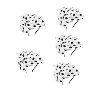 FRCOLOR 5 Uds Medio Sombrero Francés Diadema Bandana Para La Cabeza Bandas Para La Cabeza Accesorios Para El Cabello Para Niñas Adornos Para El Cabello Tocado De Fiesta Cosplay Tocado De