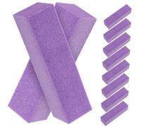 FRCOLOR 50 Pcs Bloque De Parachoques De Manicura Herramientas De Arte De Uñas Tiras Para Pulir Uñas Archivos De Esmalte De Uñas Bloques De Pulido De Uñas Lima De Uñas Clavo Esponja Púrpura