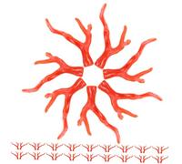 FRCOLOR 50 Piezas Aletas de Ciervo Artificiales para Decoración Accesorios Cabello DIY Kit para Hacer Diademas Decoraciones de Aletas de Ciervo para Fiestas para Manualidades