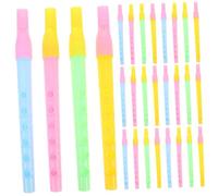 FRCOLOR 50 Piezas Flauta Infantil Diseño de Huecos Instrumento Musical para Principiantes y Práctica Escuelas Sonido Brillante y Duradero Colores Aleatorios