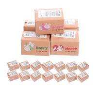 FRCOLOR 50 Piezas Scale Creative Packaging Supplies For Small Business Present Wrapping and Dollhouse Decor