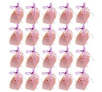 FRCOLOR 50piezas Cajas de Dulces con Cinta de Caja de Obsequio de Papel con Patrón de Rosas Bolsas de Dulces para Bodas Regalos de Fiesta para Cumpleaños