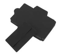 FRCOLOR 50piezas Sobres Kraft Para Tarjetas Protectoras De Cartón Para Llaves De Hotel Fundas Para Tarjetas De Crédito y Presentación Prácticos y Resistentes Estándar Negro
