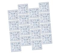 FRCOLOR 5paquetes Servilletas De Cóctel Desechables Diseño Floral Azul Toallas De Mano Para Eventos y Cenas Para Fiestas y Ocasiones Especiales