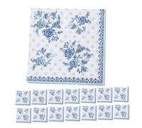 FRCOLOR 5paquetes Servilletas De Papel Flores Decorativas Para Cócteles Bodas y Fiestas Especiales De Servilletas De Papel Para Fiestas Por Paquete