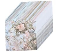 FRCOLOR 5paquetes Servilletas Desechables Con Impresión Floral Colorida Unidades Por Paquete Decorativas Para Fiestas Temáticas y Uso Infantil
