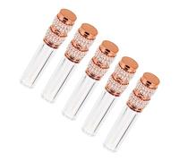 FRCOLOR 5pcs Lipgloss Tube Lipgloss Tube Lipgloss behälter Lipgloss behälter Liphalter Reisehalter Lipstick Set Lipstick Set Wimpernstäbchen Lipstick Lippenstift Flasche vacía Lipgloss-Tube, dorado,