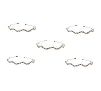 FRCOLOR 5pcs Stirnband Haarschmuck für die Braut DiamantHaarschmuck Haarband Haar Klammern haarreifen damen Haarschmuck für die Hochzeit Kopfdeckung aus Brautperlen Perlkopfschmuck