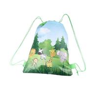 FRCOLOR 5piezas Bolsas Cordón De Criaturas Del Bosque Unidades No Tejida Para Guardar Regalos Bolsas Estampadas