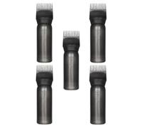 FRCOLOR 5piezas Botellas Para Tinte De Cabello Con Peine Botellas De Aceite Para Aplicación Cabelludo y Coloración Del Cabello Para Cuidado
