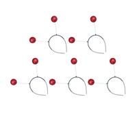 FRCOLOR 5piezas Diadema Bola de Espuma Creativas para Decoración del Cabello Pelo Bola Banda Pelo Bonita