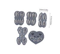 FRCOLOR 5piezas Moldes Para Uñas De Silicona De Uñas Esmalte De Fácil De Usar y Rápido Para Salón De y Personal