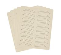 FRCOLOR 5piezas Piel de Silicona para Práctica de Cejas de Láminas Duraderas para Microblading Pieles de Práctica para Tatuajes de Cejas Suministros de Maquillaje para Artistas