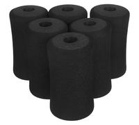 FRCOLOR 6 Almohadillas de Espuma para Hacer Ejercicio, Diseño Compacto y Ligero, Repuestos para Máquinas de Gimnasio y Colchoneta de Gimnasio, Uso para Pies y Piernas