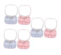 FRCOLOR 6 Juegos Estuche para Lentes De Contacto Soporte De Contactos Resistente Desgaste Caso De Contactos Soporte De Contactos Delicados Accesorio De Contactos Ojo Vidrio