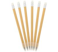 FRCOLOR 6 Lápices de Grafito Eternos de Bambú, Borrables Tinta, Ideales para Estudiantes y Artistas, para Escribir y Dibujar en Escuela y Hogar