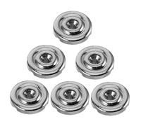 FRCOLOR 6 Piezas Bass Guitar String Tree Retainers Metal Mounting Guides With Screws Easy Installation Replacement For Electric Bass Guitar Accessories