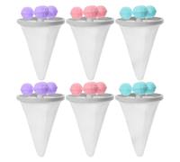 FRCOLOR 6 Piezas Bolsa de Filtro de Malla para Lavadora Reutilizable, Recoge Pelusas y Pelos, Material Poliéster y Pp, Adecuado para Lavandería Doméstica