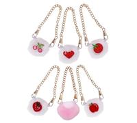 FRCOLOR 6 Piezas Bolsa de Hombro de Peluche con Diseño de Frutas para Muñecas Bjd de Bolso Cruzado de Estilo Cartoon para Accesorios Roles