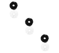 FRCOLOR 6 Piezas Coletero De Encaje Hueco Accesorio Para El Cabello Gomas Para El Pelo Gigantes Coleteros De Encaje Gomas Para El Cabello Gran Coletero Gomas Para Mujer Poliéster