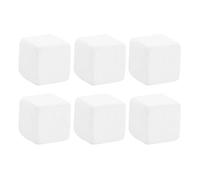 FRCOLOR 6 Piezas Cubos de Calcio Mineral para Terrario de Tortugas y Reptiles, Bloque Mineral Blanco para Promover Fuerza Física y Uso Diario en Acuarios