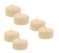 FRCOLOR 6 Piezas De Esponja De Sisal Suministros De Ducha Bola De Baño Portátil Suministros De Baño Bolas De Ducha Para Lavar Depurador De Ducha Cómodos Depuradores Corporales