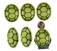 FRCOLOR 6 Piezas Disfraz Caparazón Tortuga Eva con Tirantes Ajustables Textura Realista para Halloween y Fiestas Cosplay Infantil y Adulto
