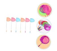 FRCOLOR 6 piezas Kit Redes Telescópicas Extensibles para Malla Ligera para Atrapar Insectos Mariposas y Peces Mango Antideslizante Diseño Retráctil y Portátil para Color Color Aleatorio