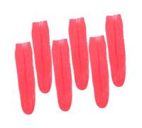 FRCOLOR 6 Piezas Lengua Falsa Realista Roja Textura Vívida Accesorios Broma Terrorífica para Halloween y Día Inocentes Decoraciones Reutilizables